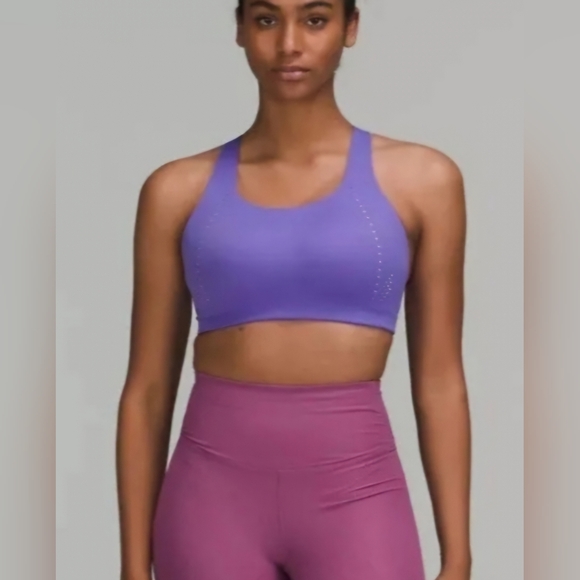 Lululemon Air Support Bra High Support Purple Size 36DD - Picture 4 of 11